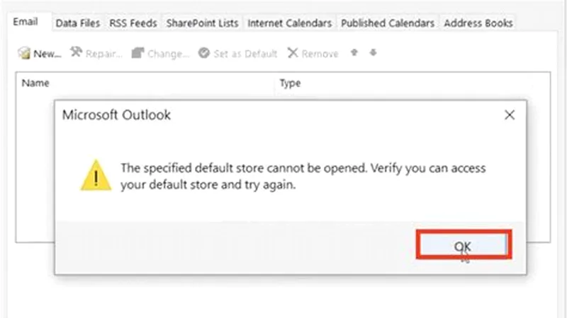 Outlook Error Fix troubleshooting guide