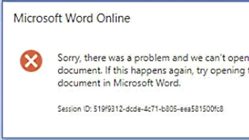 Word Error Fix troubleshooting guide